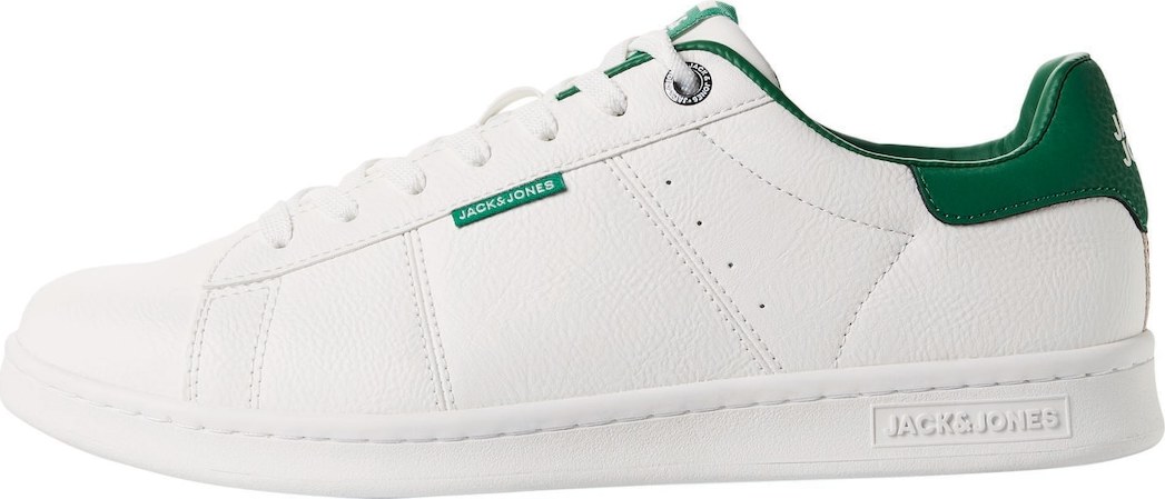JACK & JONES Tenisky 'Banna' tmavě zelená / bílá