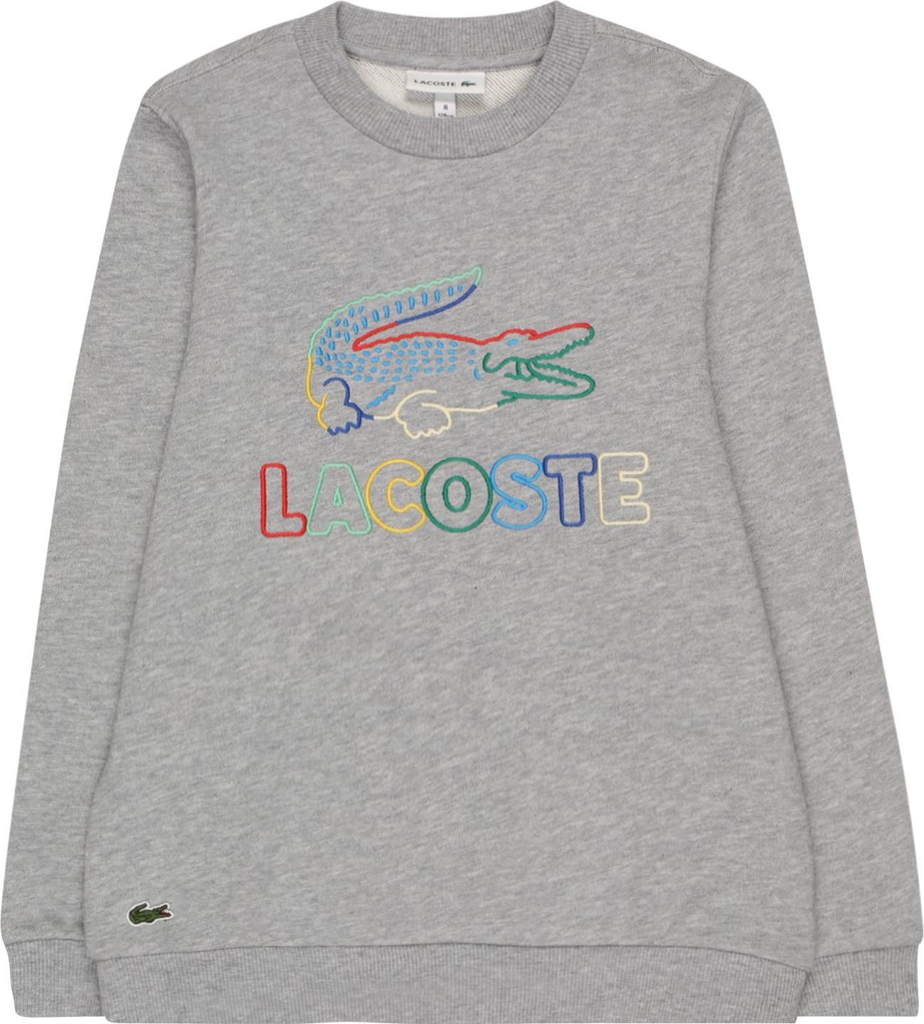 LACOSTE Mikina mix barev / černá