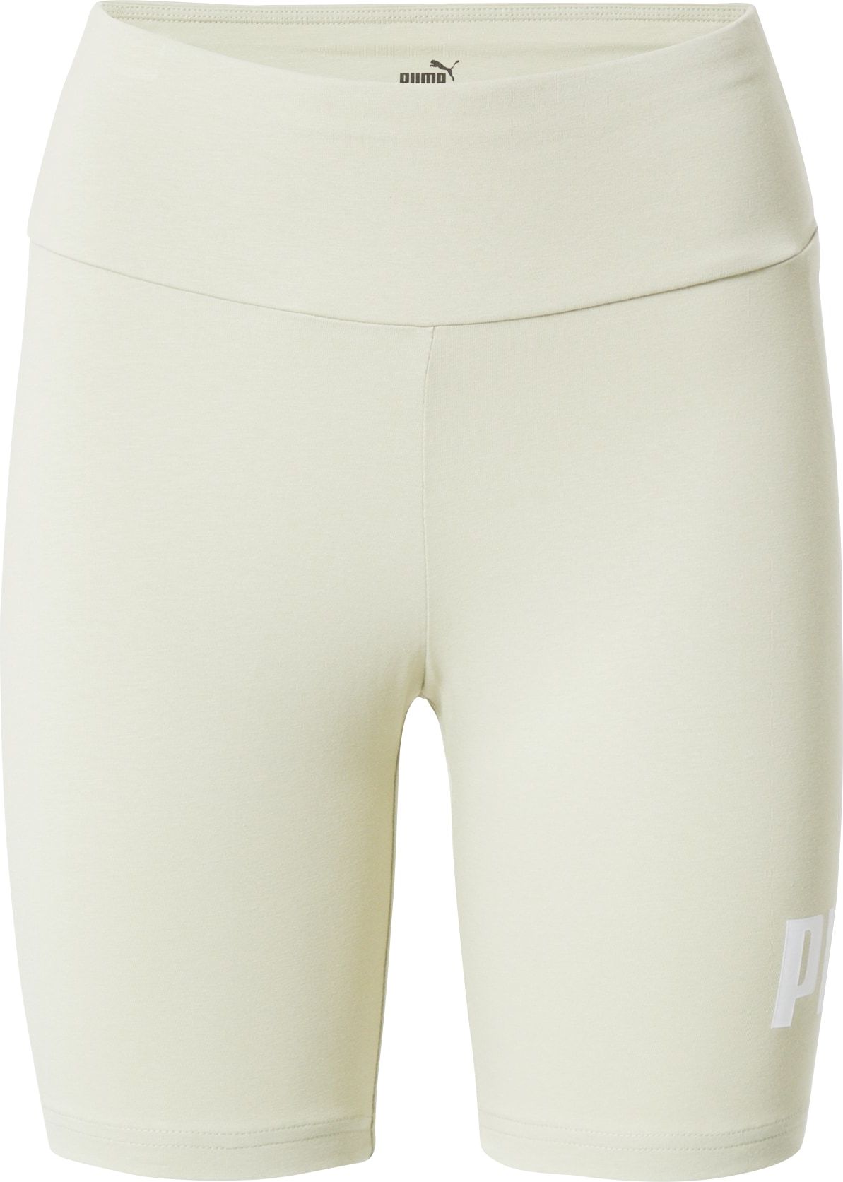 PUMA Sportovní kalhoty bílá / pastelově zelená