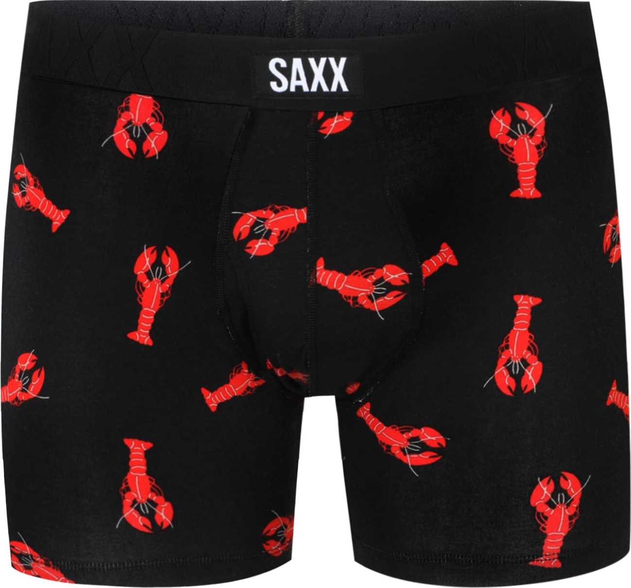 SAXX Sportovní spodní prádlo 'UNDERCOVER' černá / červená / bílá