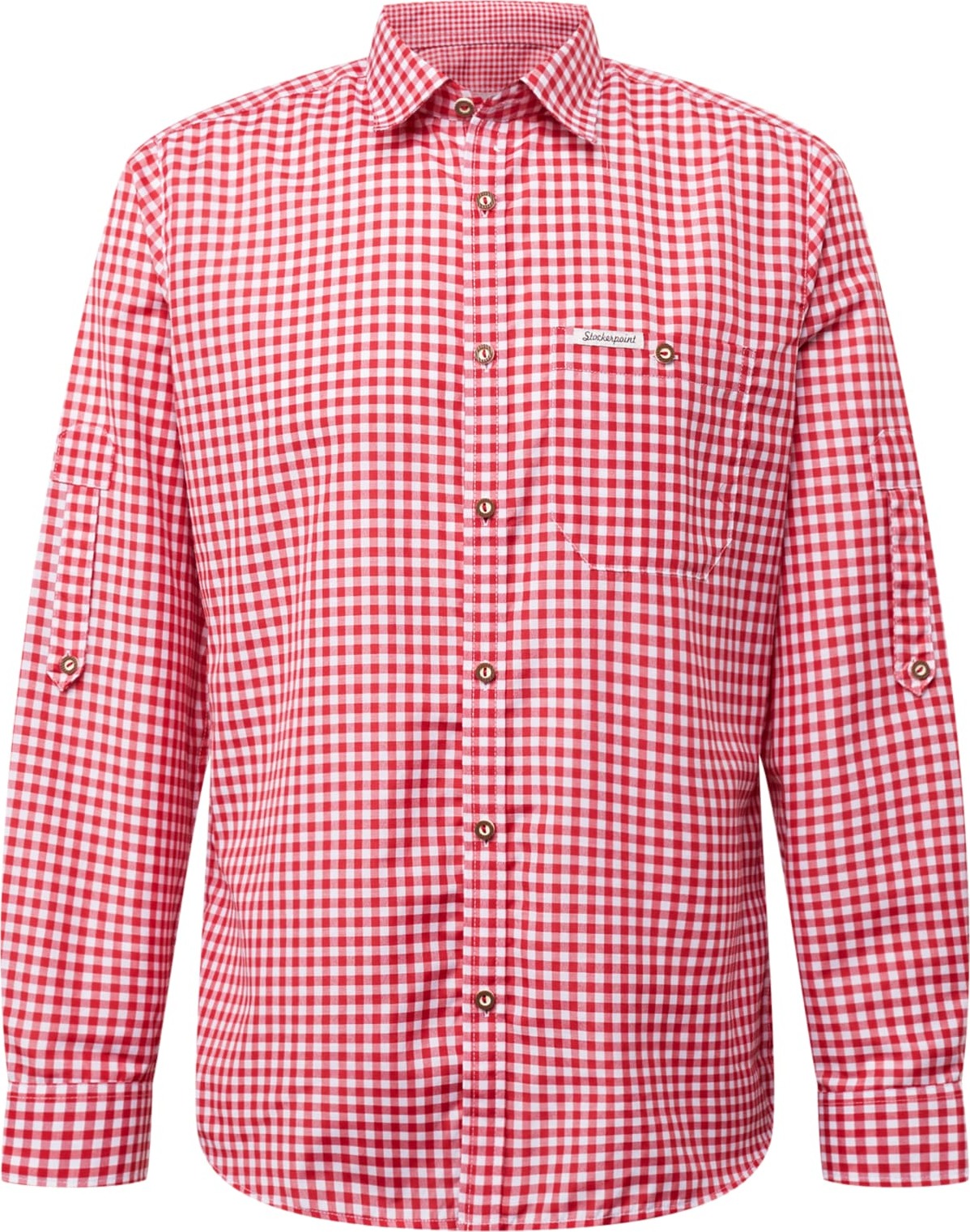 STOCKERPOINT Košile 'Campos' červená / bílá
