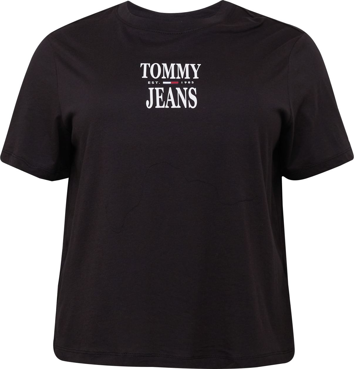 Tommy Jeans Curve Tričko černá / bílá / červená / námořnická modř