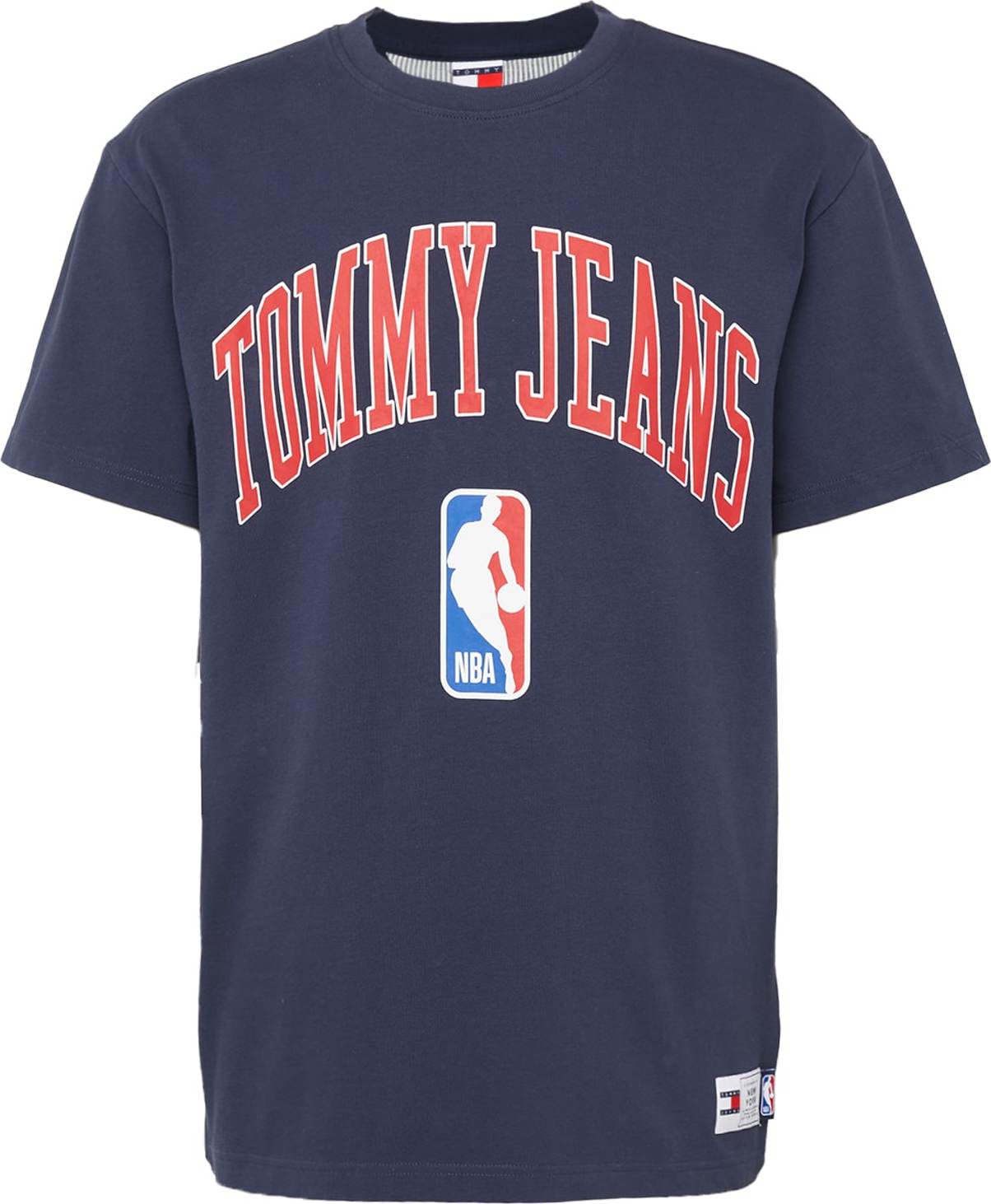 Tommy Jeans Tričko 'NBA-M4' tmavě modrá / bílá / červená / modrá