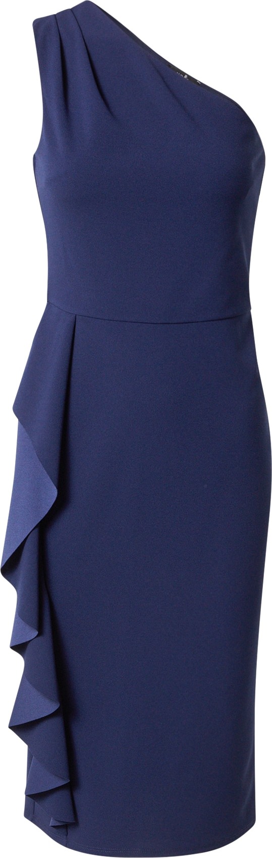 Wallis Koktejlové šaty 'Frill' enciánová modrá