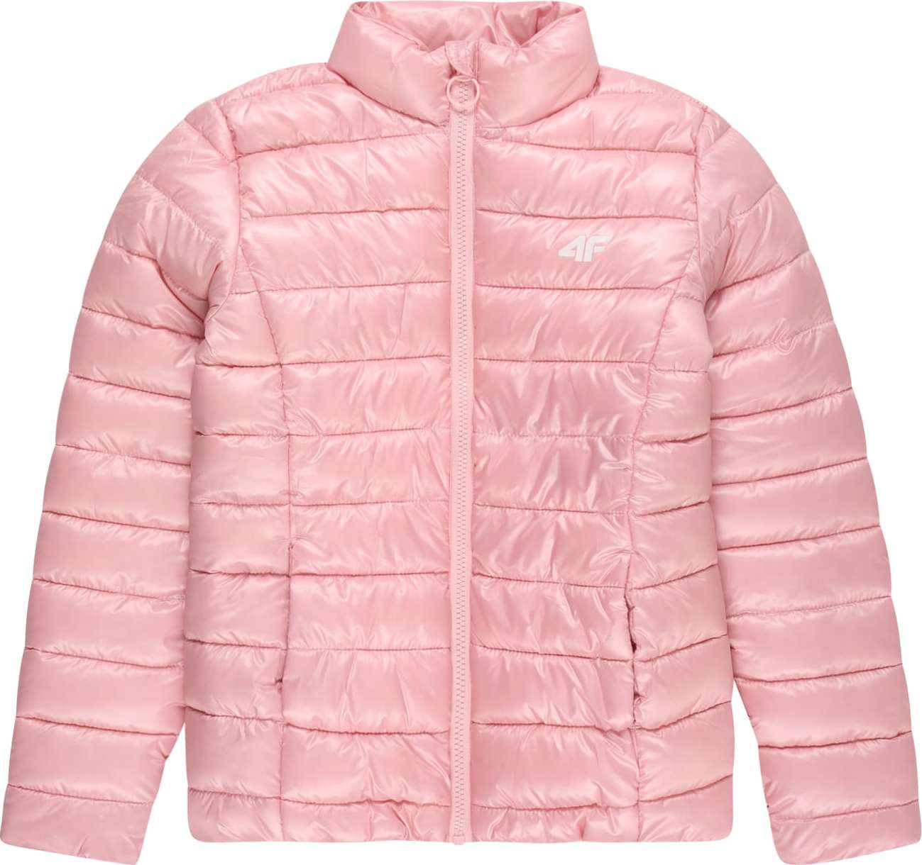 4F Outdoorová bunda světle růžová