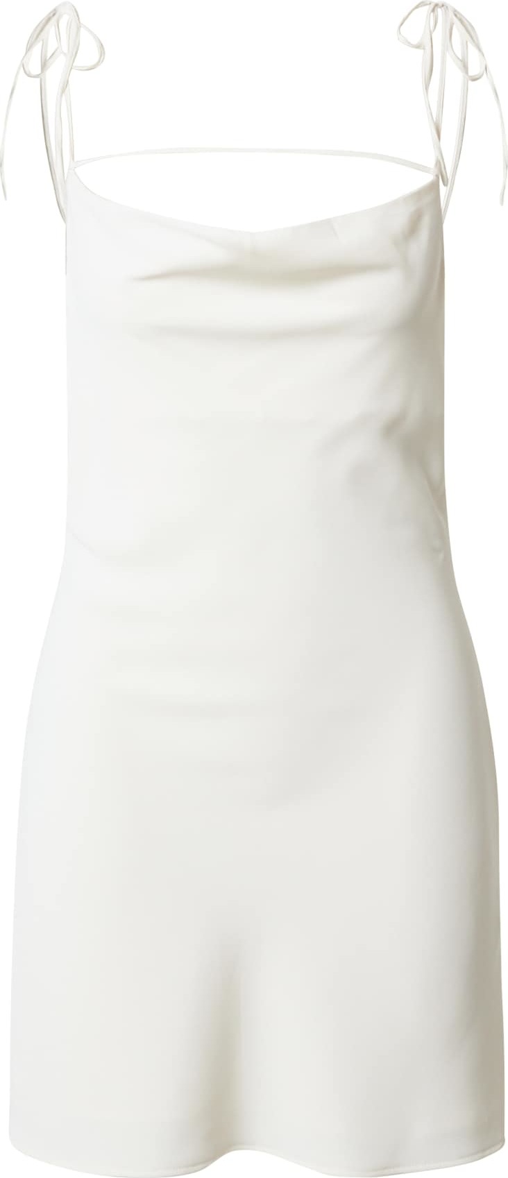 Abercrombie & Fitch Koktejlové šaty bílá