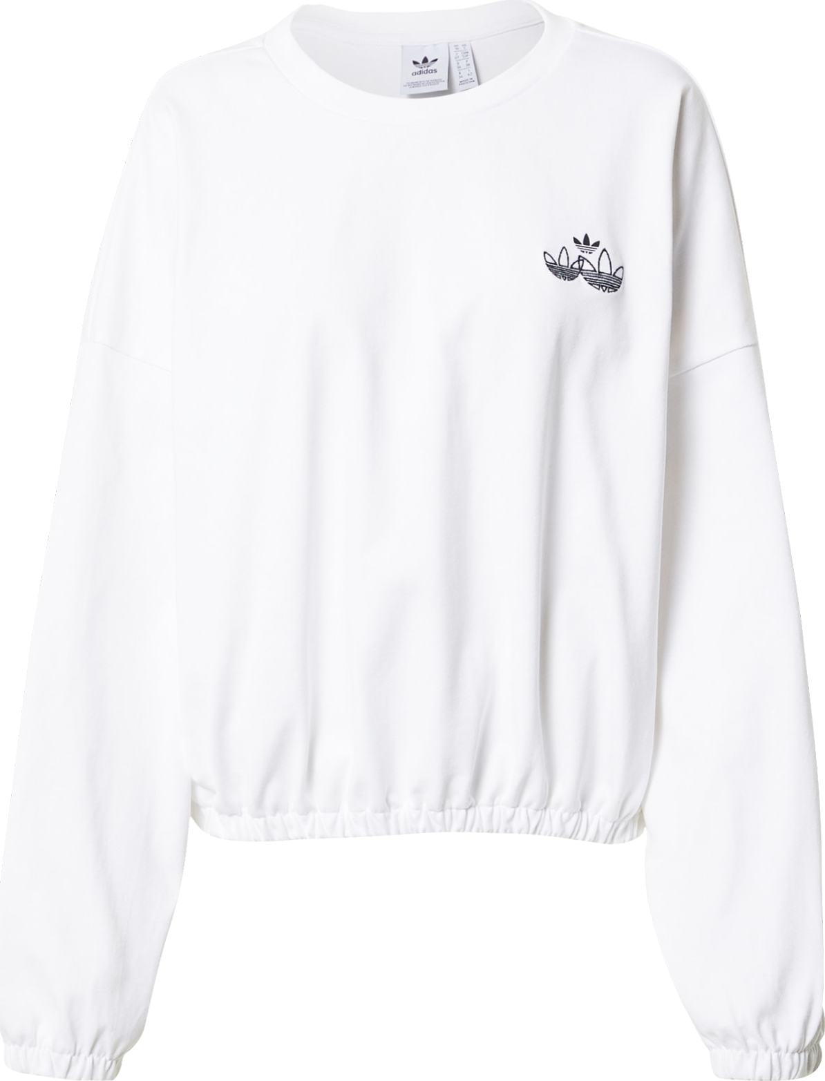 ADIDAS ORIGINALS Mikina bílá / černá