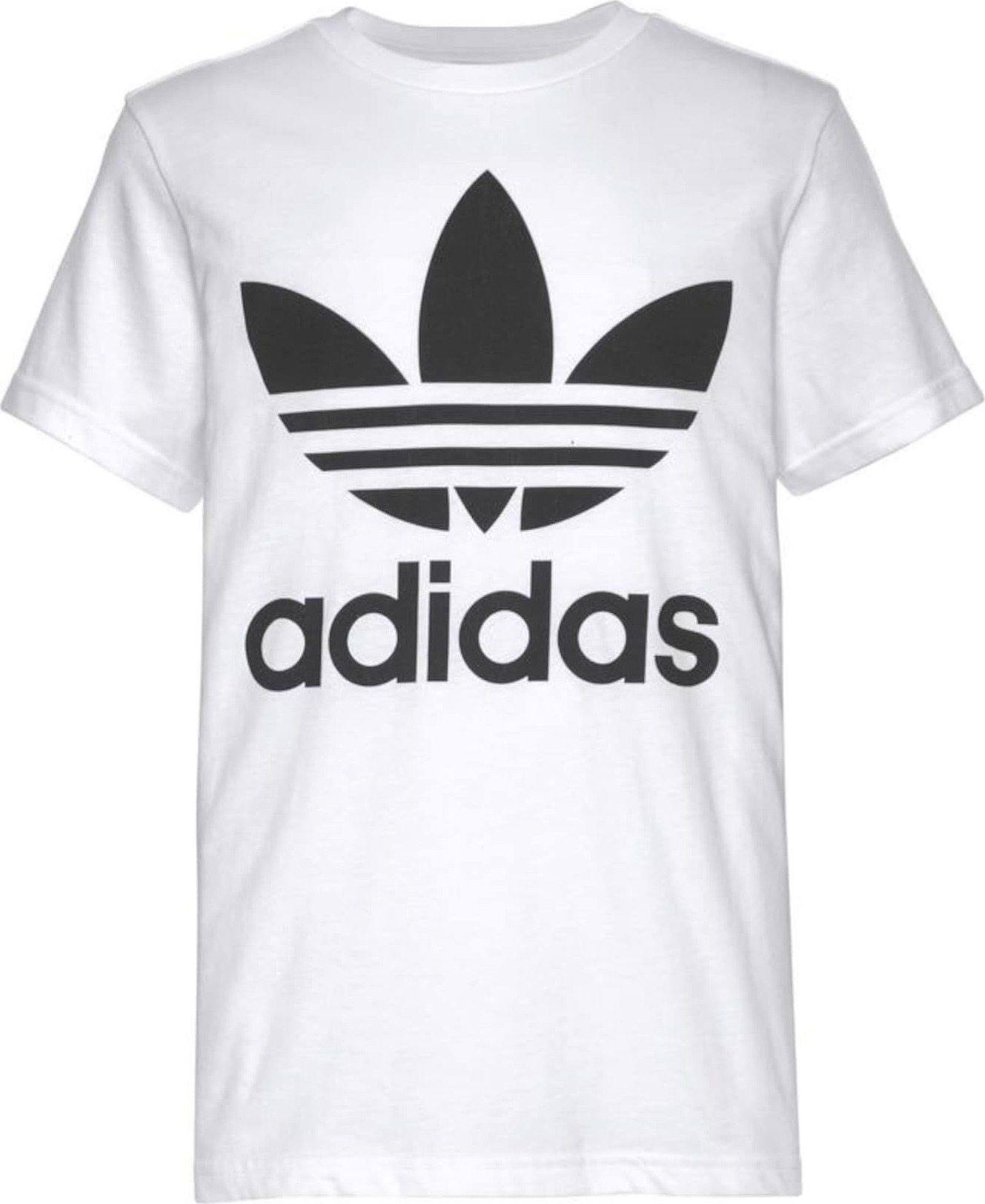 ADIDAS ORIGINALS Tričko 'Trefoil' bílá / černá