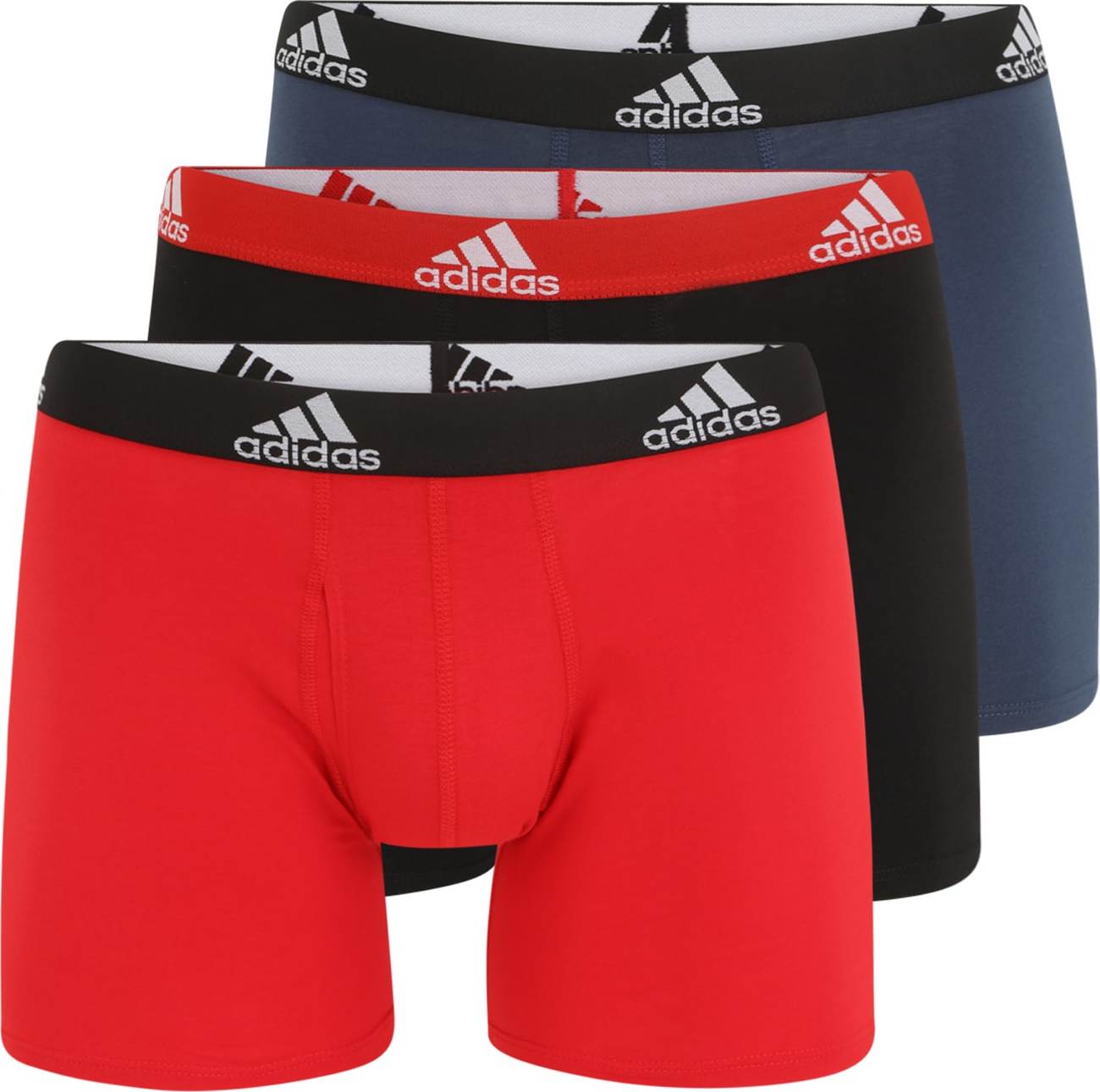 ADIDAS PERFORMANCE Sportovní spodní prádlo černá / červená / bílá / námořnická modř