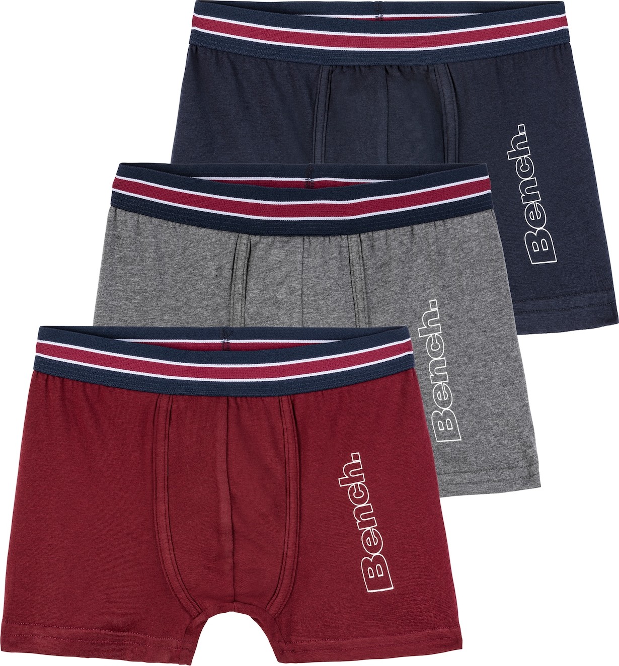 BENCH Spodní prádlo červená / šedá / námořnická modř / bílá