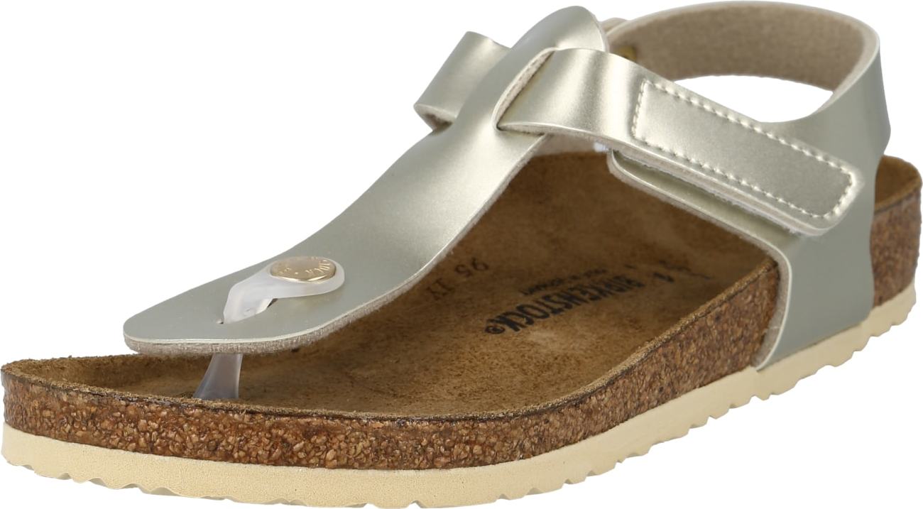 BIRKENSTOCK Sandály 'Kairo' zlatá