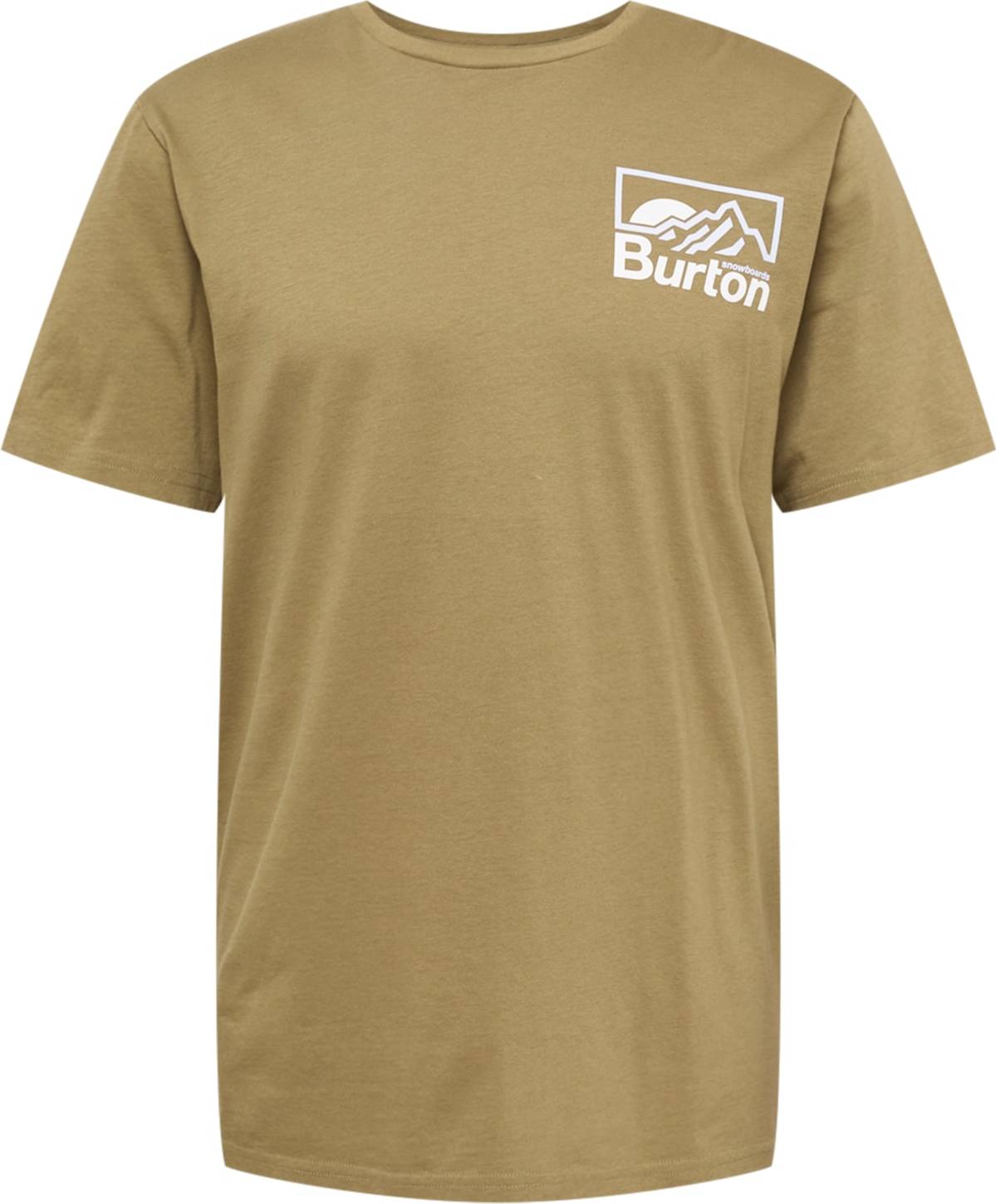 BURTON Funkční tričko olivová / bílá