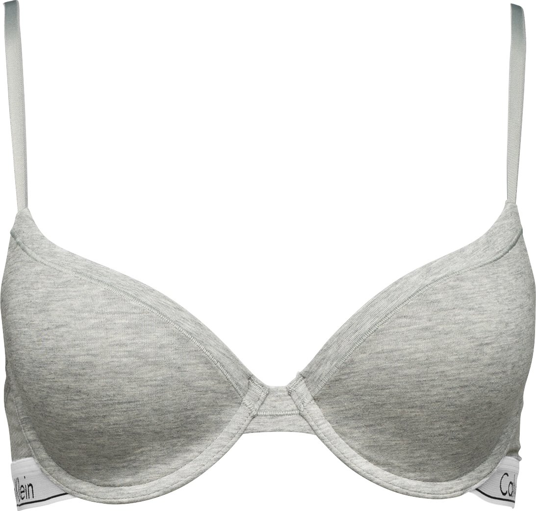 Calvin Klein Underwear Podprsenka šedá / bílá