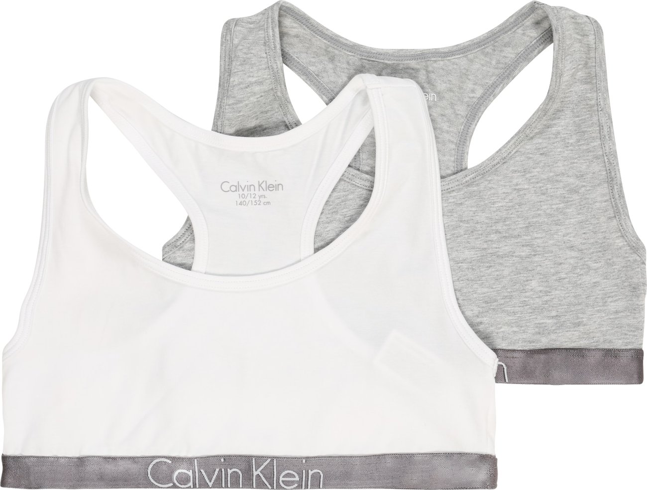 Calvin Klein Underwear Podprsenka šedý melír / bílá