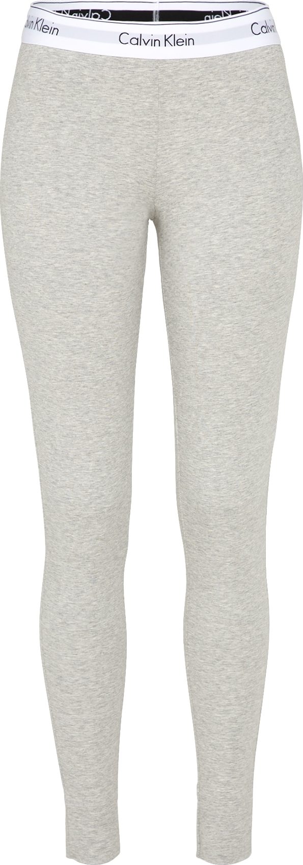 Calvin Klein Underwear Legíny šedý melír / bílá / černá
