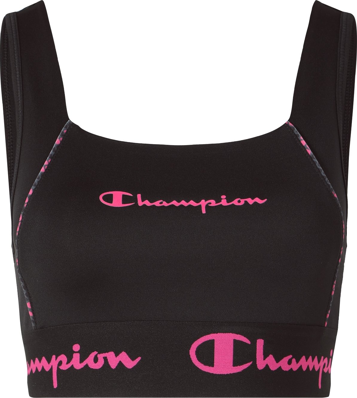 Champion Authentic Athletic Apparel Sportovní podprsenka černá / pink