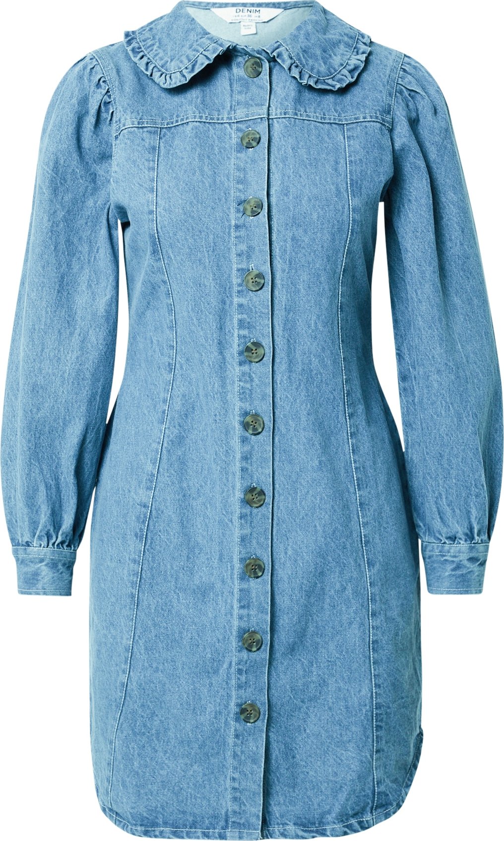 Dorothy Perkins Košilové šaty modrá džínovina