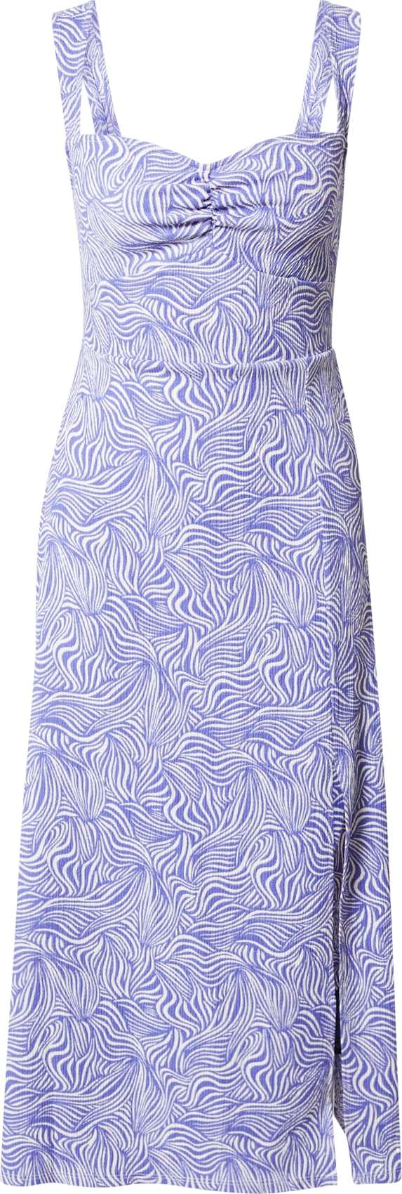 Dorothy Perkins Letní šaty světle fialová / bílá