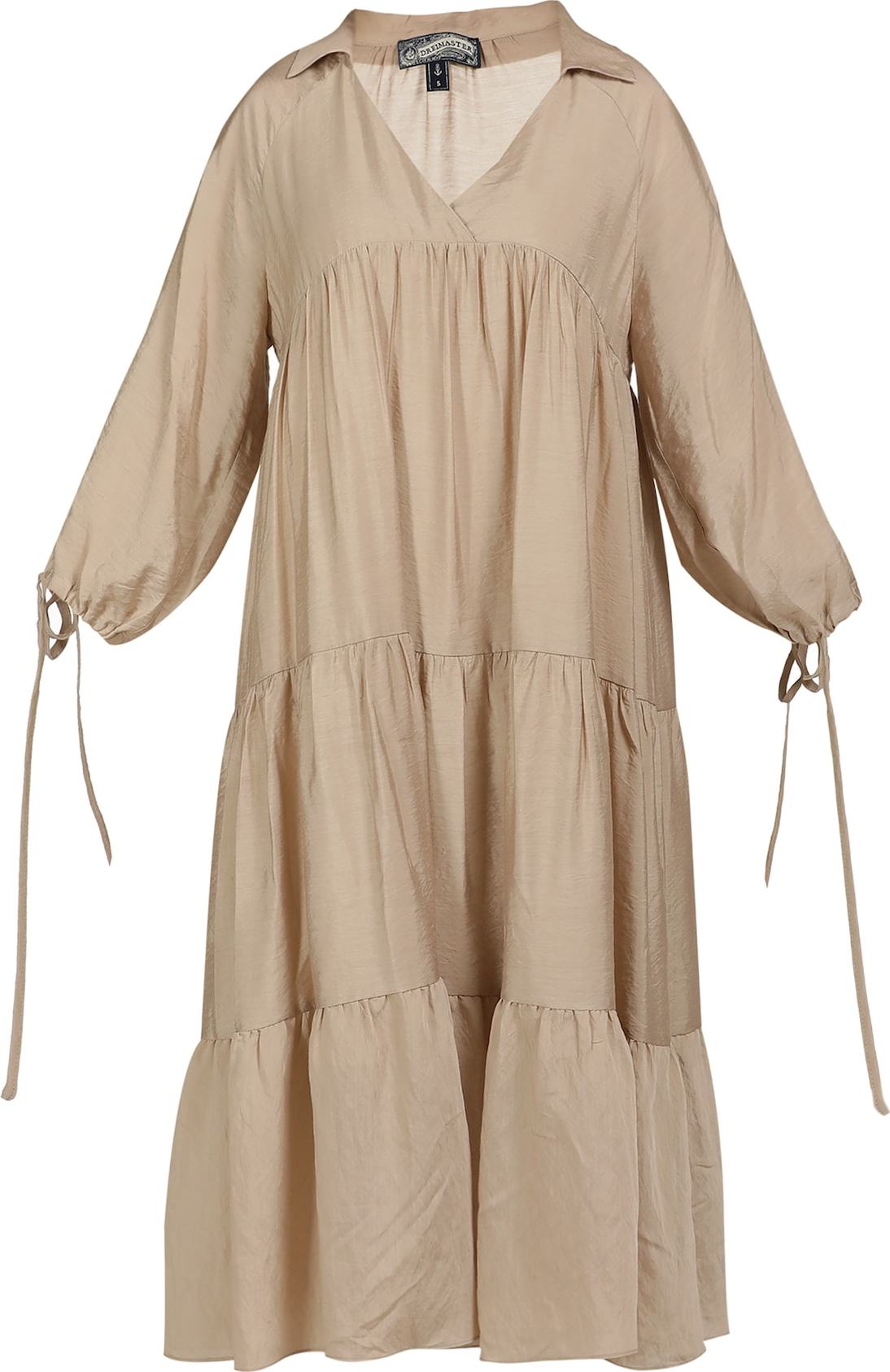 DreiMaster Vintage Letní šaty světle hnědá