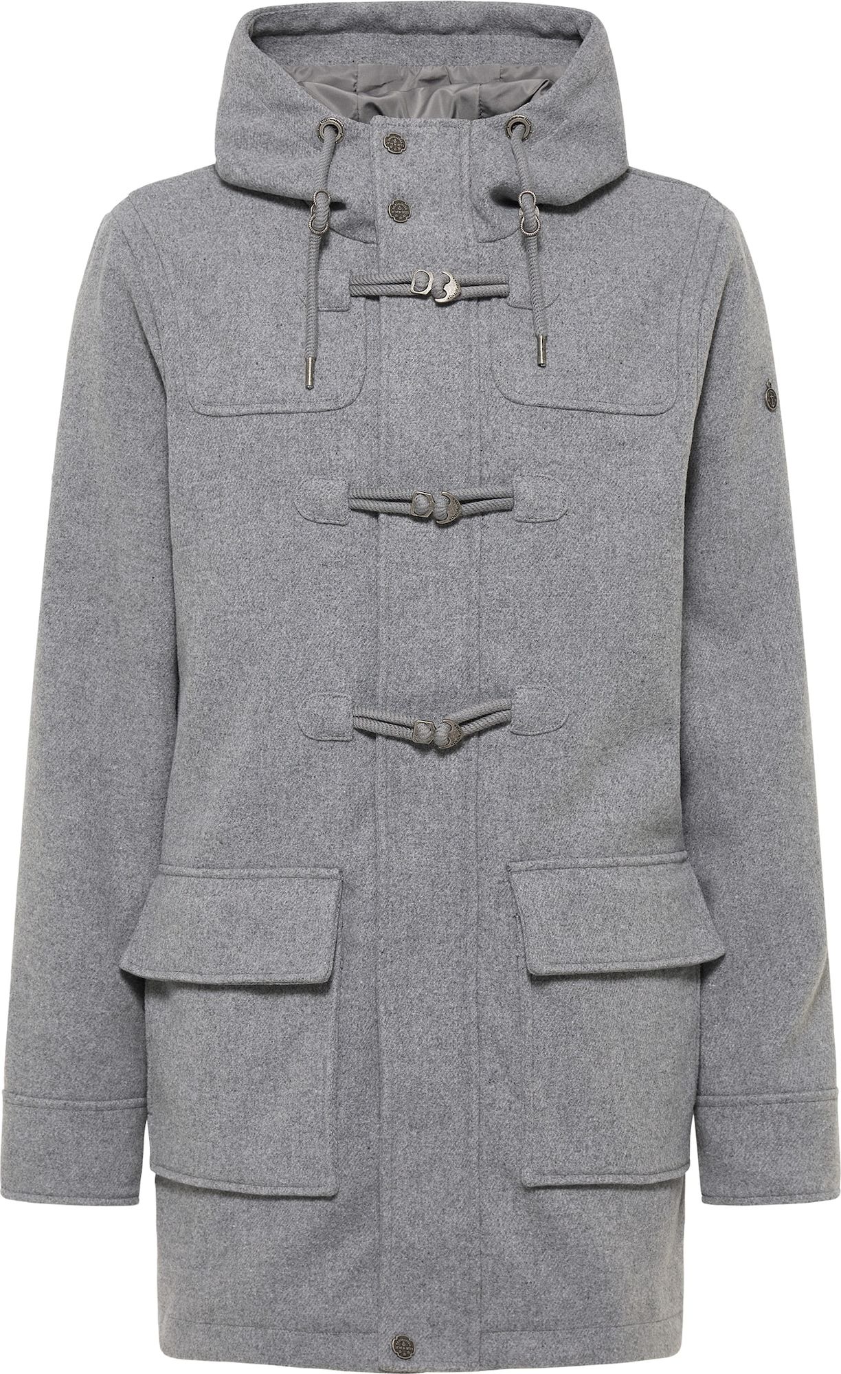 DreiMaster Vintage Přechodný kabát šedý melír