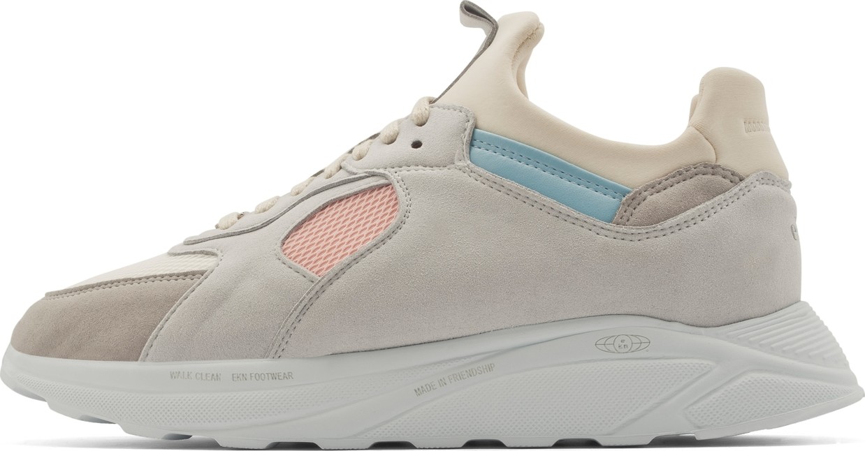 EKN Footwear Tenisky 'Larch' světle šedá / bílá / béžová / růžová / světlemodrá