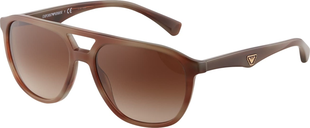 Emporio Armani Sluneční brýle '0EA4156' hnědá