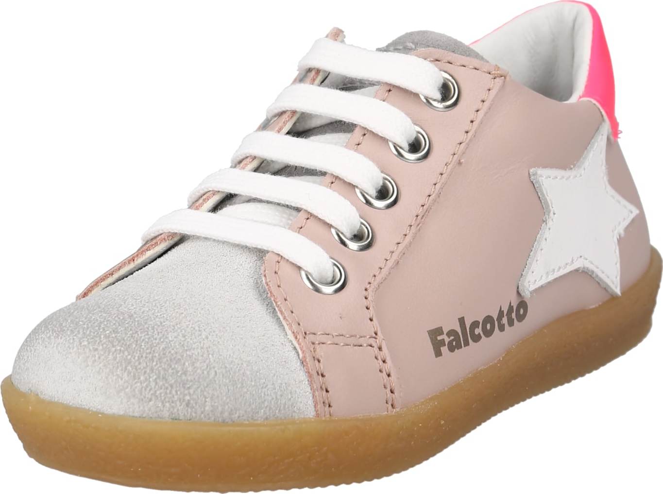Falcotto Tenisky 'ALNOITE' stříbrná / růžová / bílá / pink