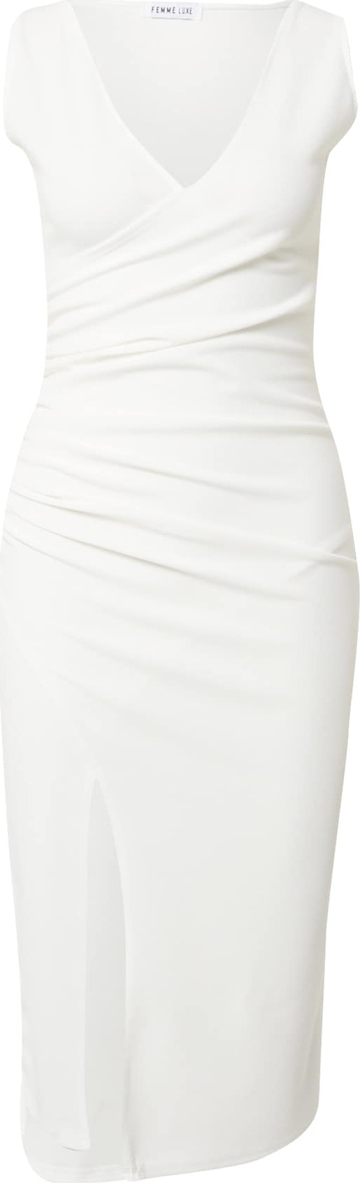 Femme Luxe Koktejlové šaty 'ALYSSA' bílá