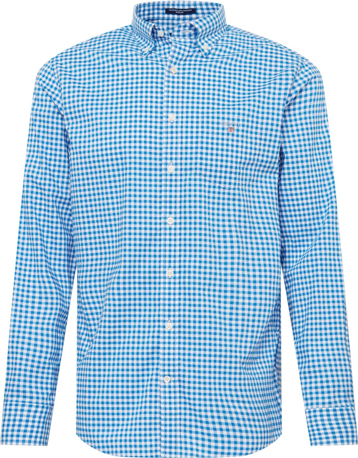 GANT Košile 'GINGHAM' nebeská modř / bílá