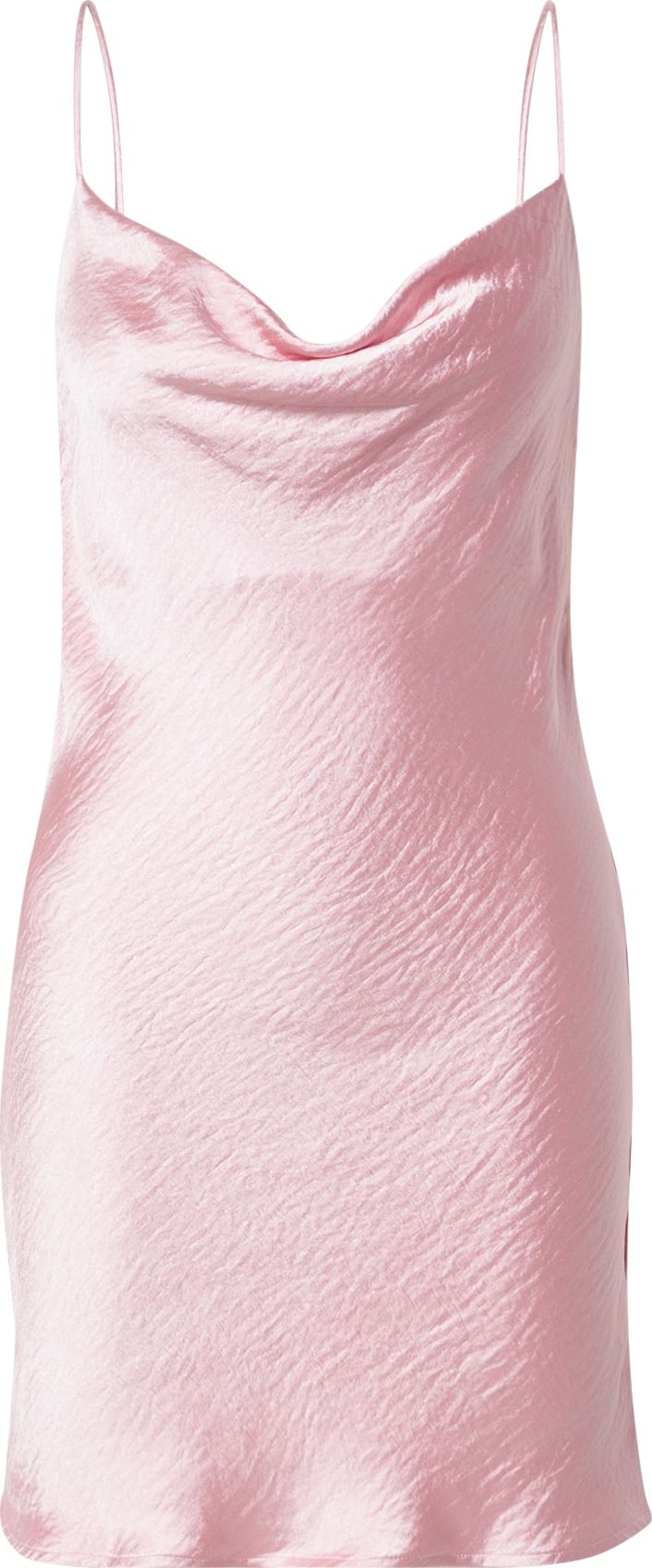 Gina Tricot Koktejlové šaty světle růžová