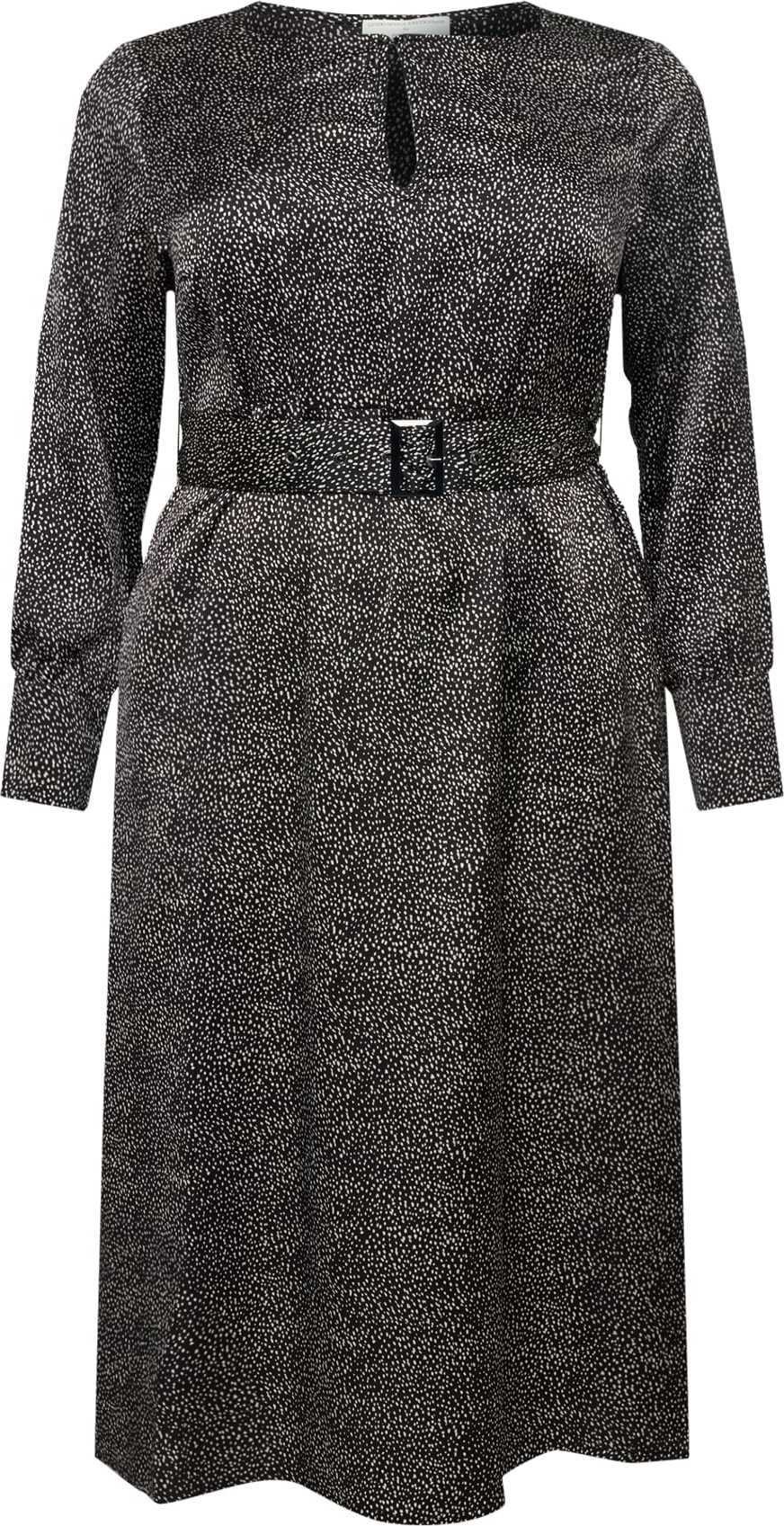 Guido Maria Kretschmer Curvy Collection Koktejlové šaty 'Ileya' bílá / černá
