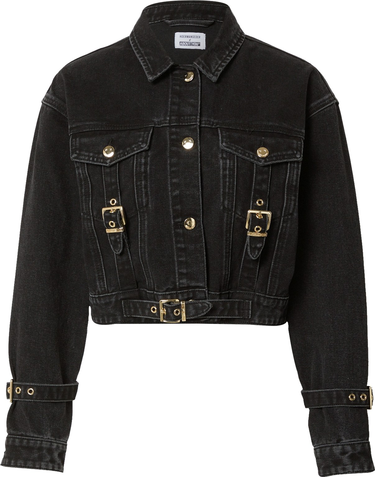 Hoermanseder x About You Přechodná bunda 'Sally' antracitová