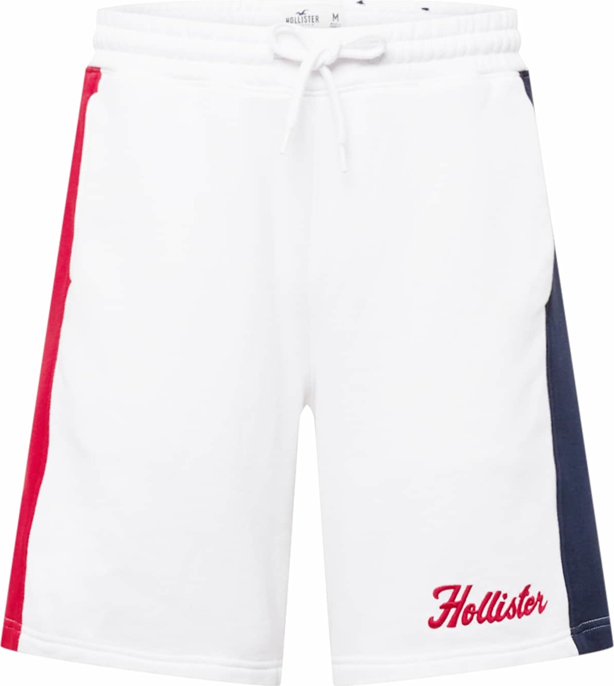 HOLLISTER Kalhoty bílá / červená / marine modrá