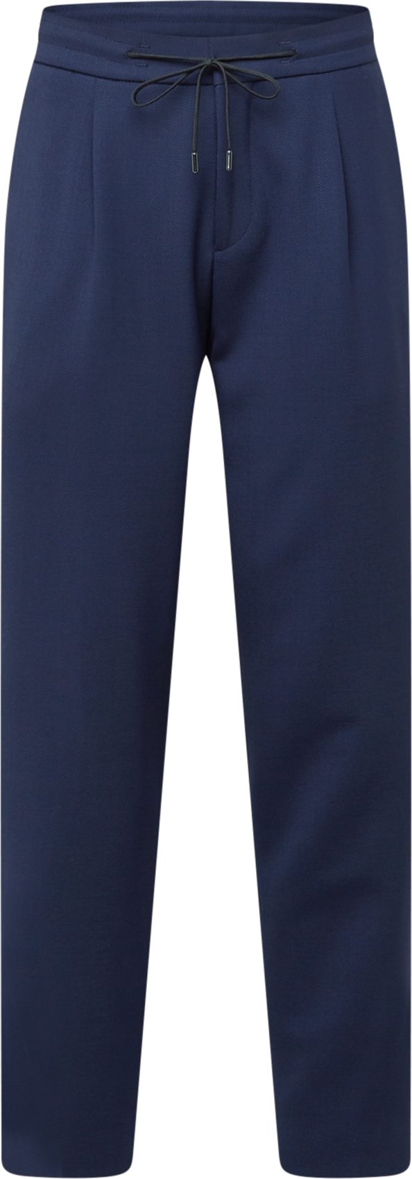 HUGO Kalhoty se sklady v pase 'Helios212' tmavě modrá