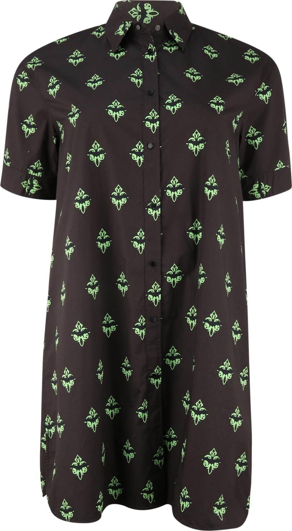 JNBY Košilové šaty tmavě zelená / kiwi