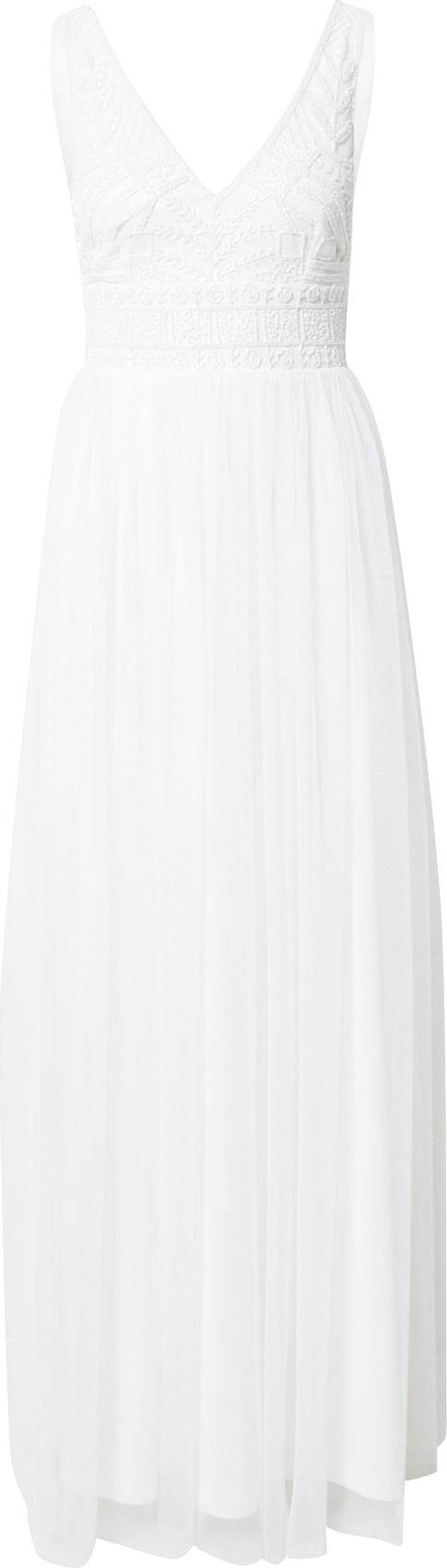 LACE & BEADS Společenské šaty 'Mulaine' bílá