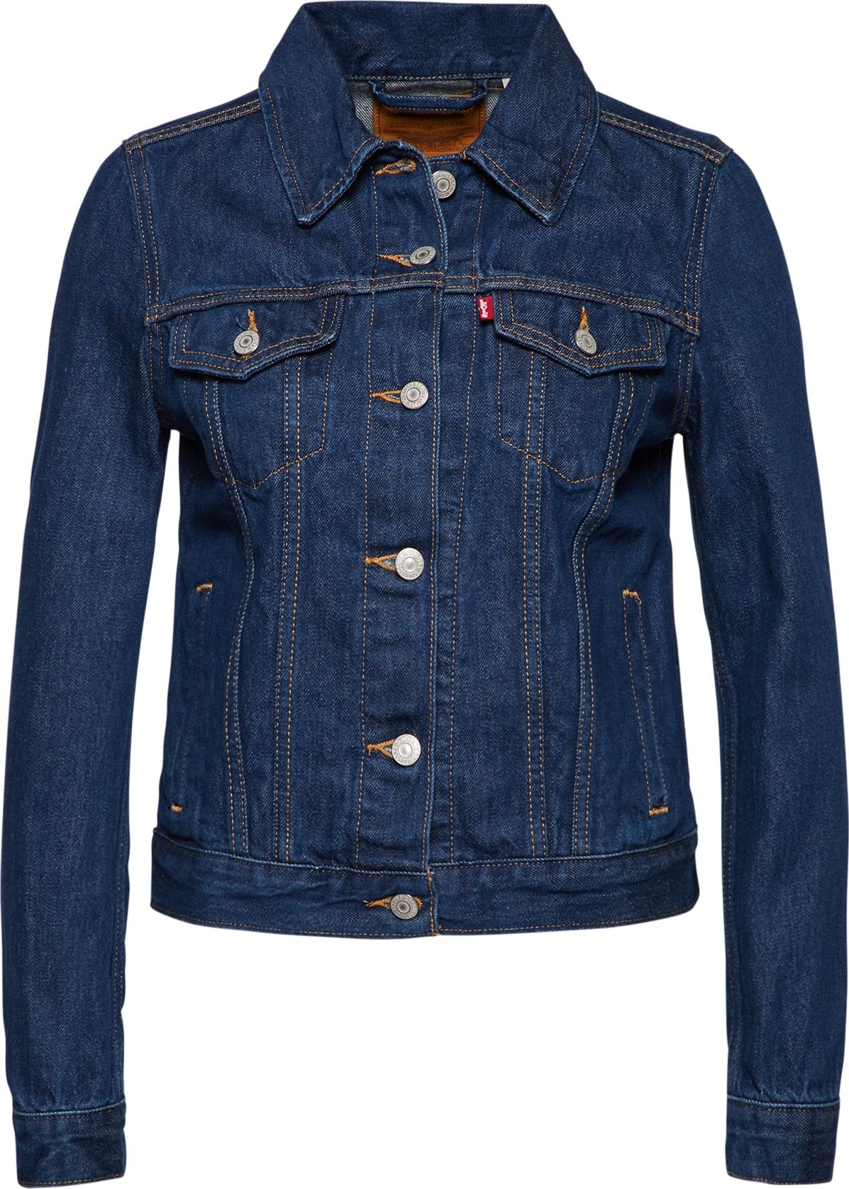 LEVI'S Přechodná bunda modrá džínovina