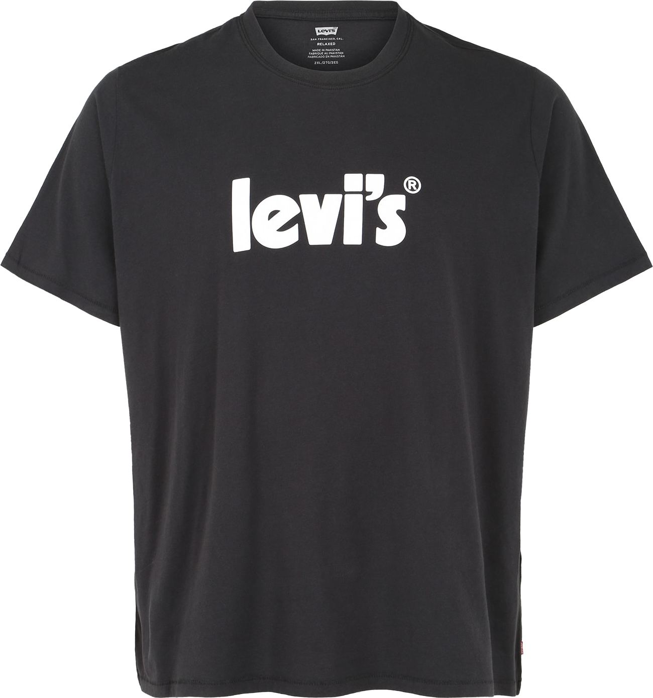 Levi's® Big & Tall Tričko černá / bílá
