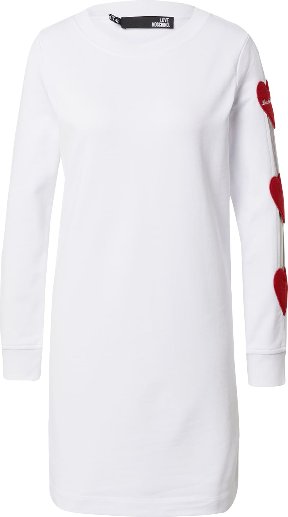 Love Moschino Šaty bílá / červená