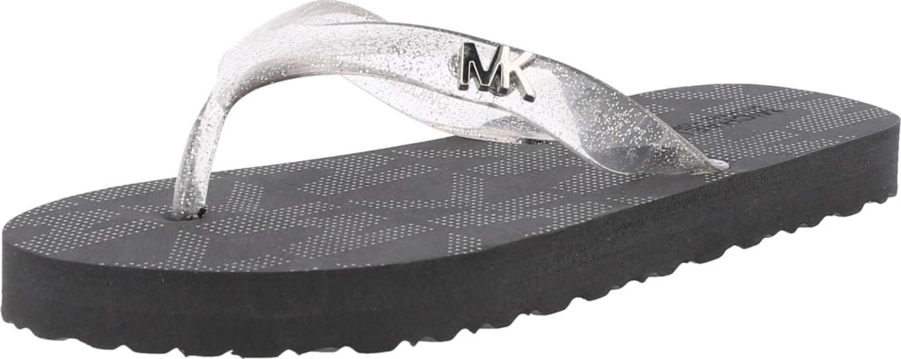 Michael Kors Kids Sandály 'Endine' tmavě šedá / průhledná