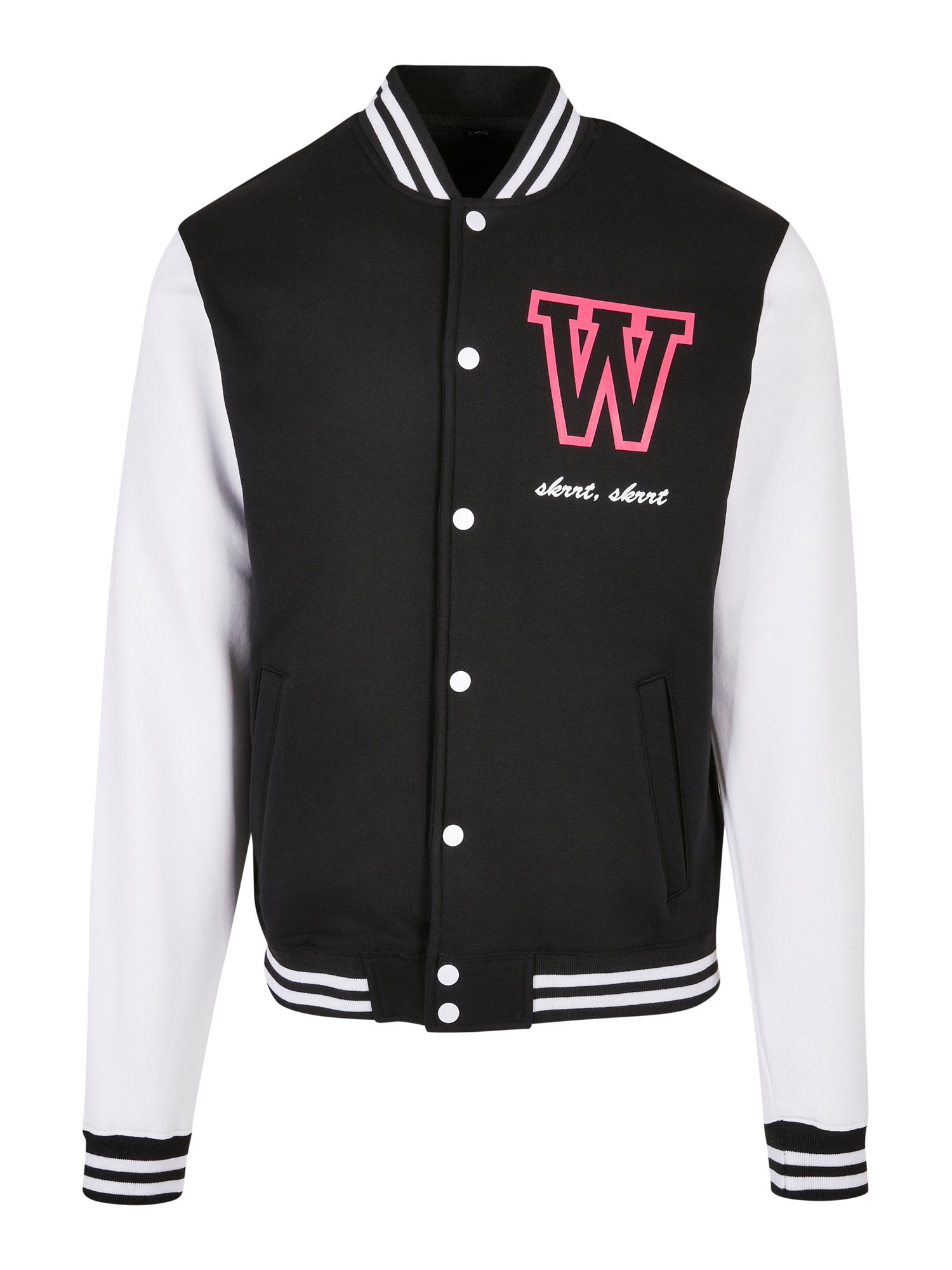 Mister Tee Přechodná bunda černá / bílá / fuchsiová / mix barev