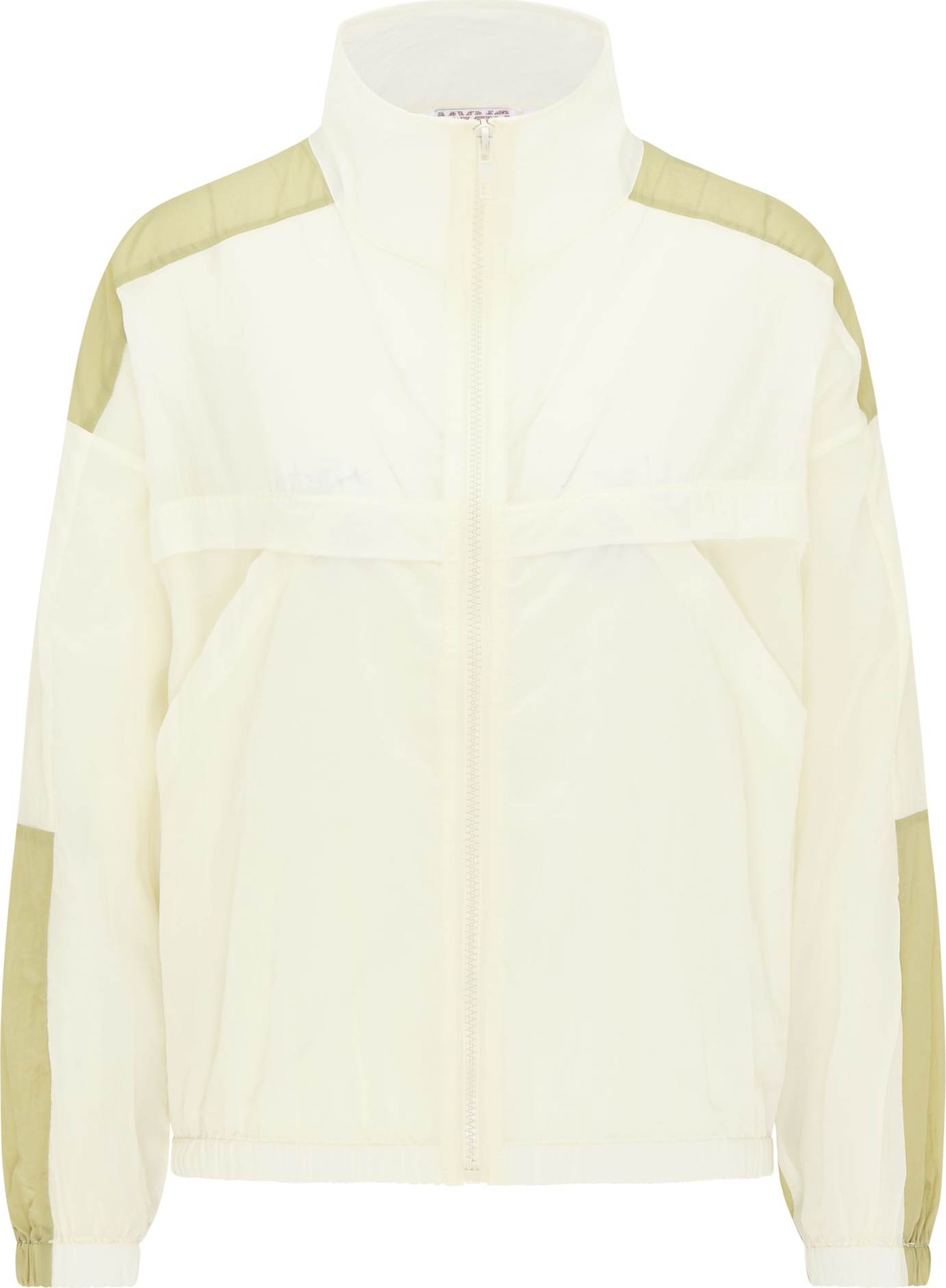 myMo ATHLSR Sportovní bunda barva bílé vlny / olivová