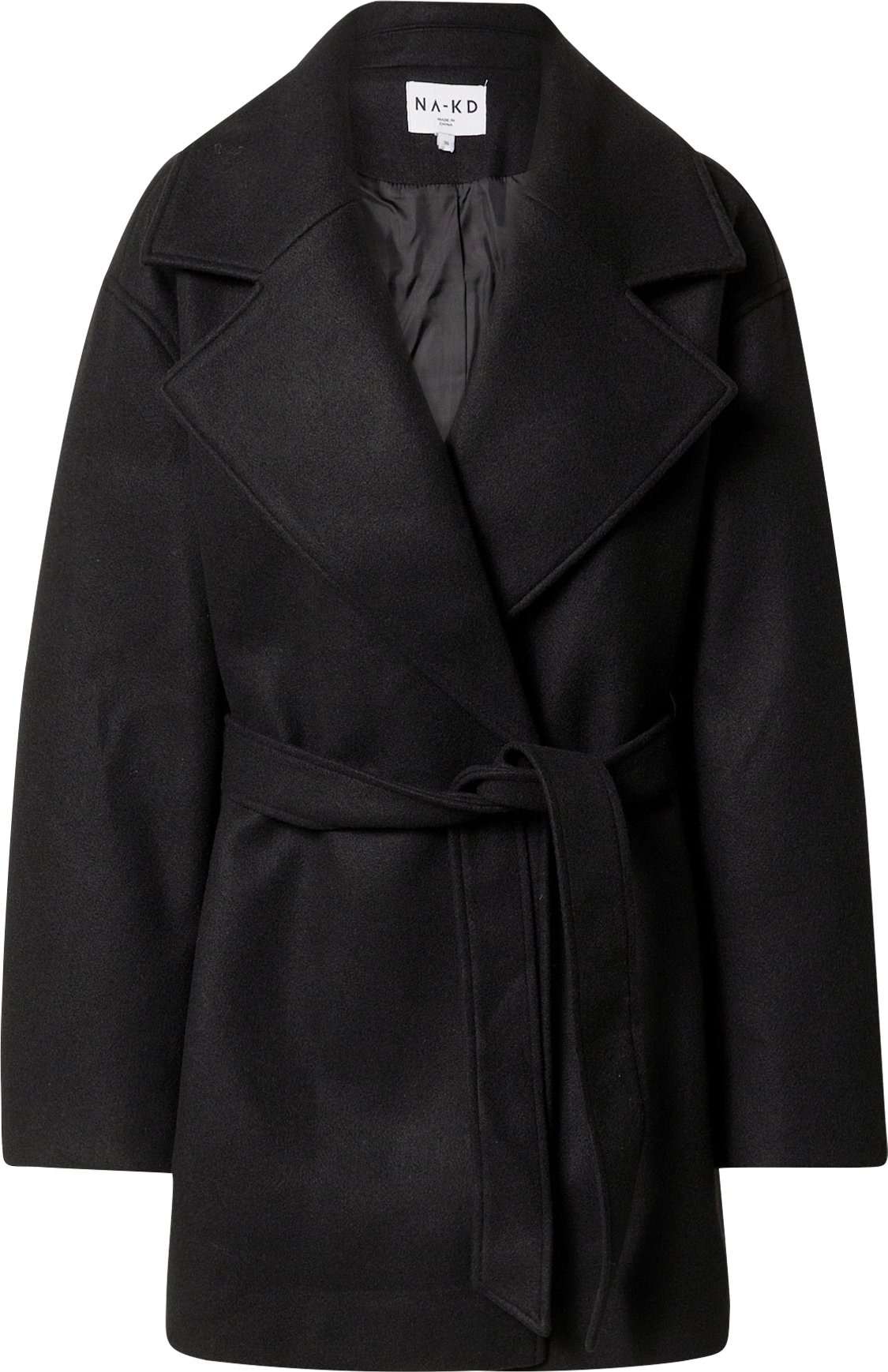 NA-KD Přechodný kabát černá