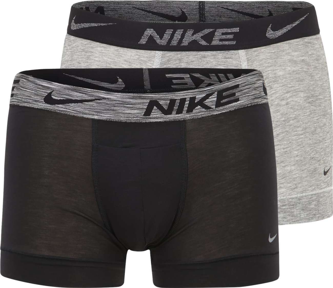 NIKE Sportovní spodní prádlo šedý melír / černá