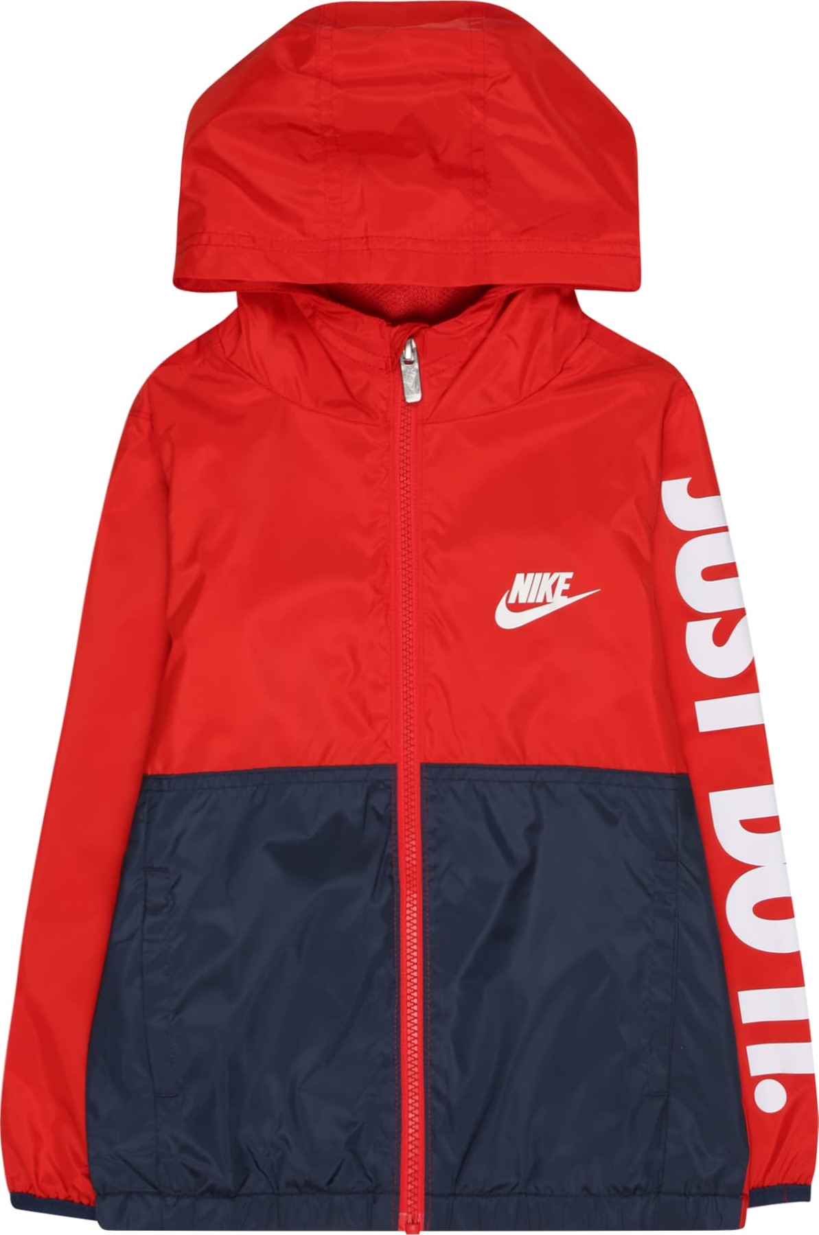 Nike Sportswear Přechodná bunda 'WINDRUNNER' červená / bílá / noční modrá