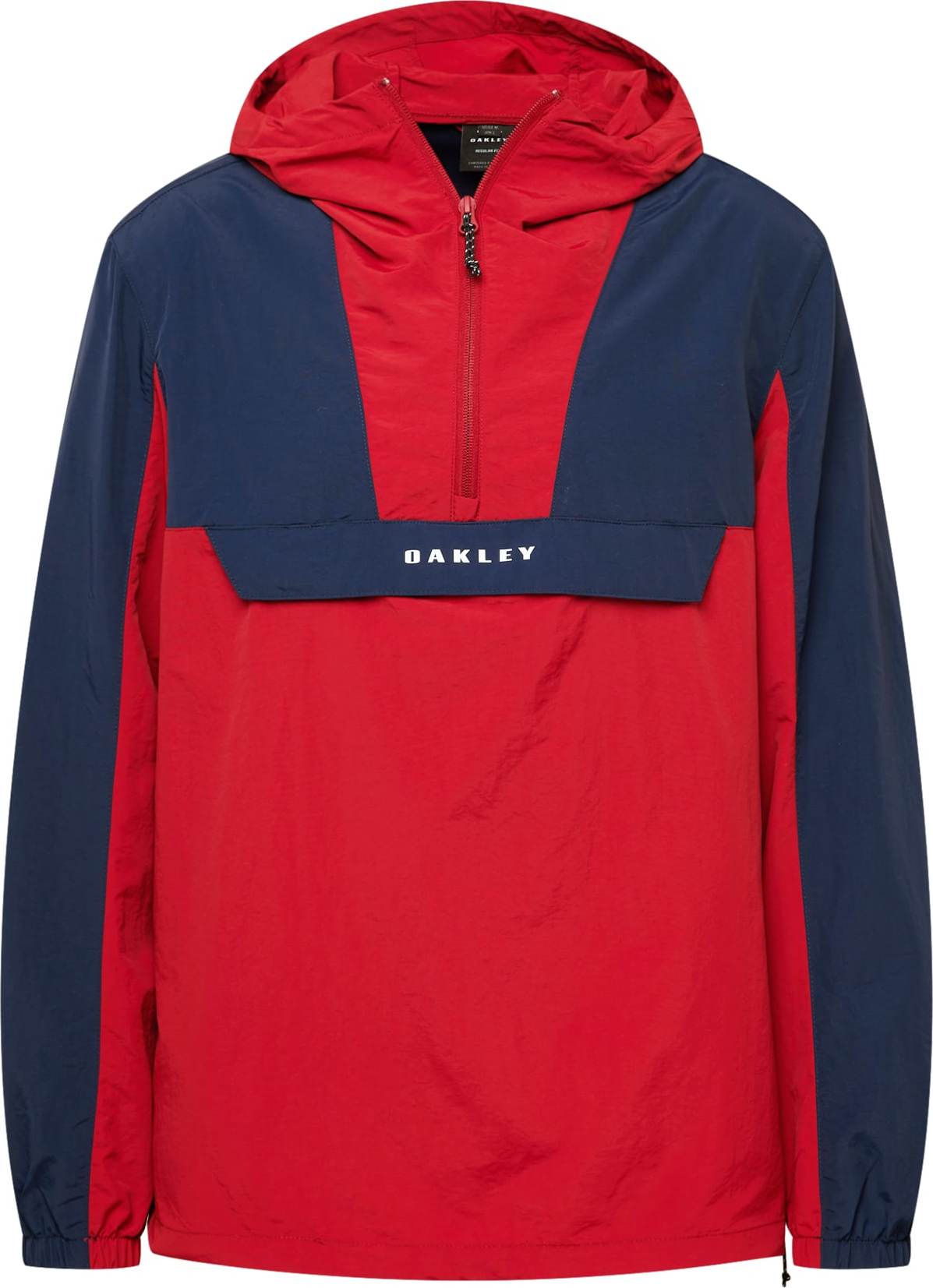 OAKLEY Sportovní bunda 'WOODCREEK' tmavě modrá / červená / bílá