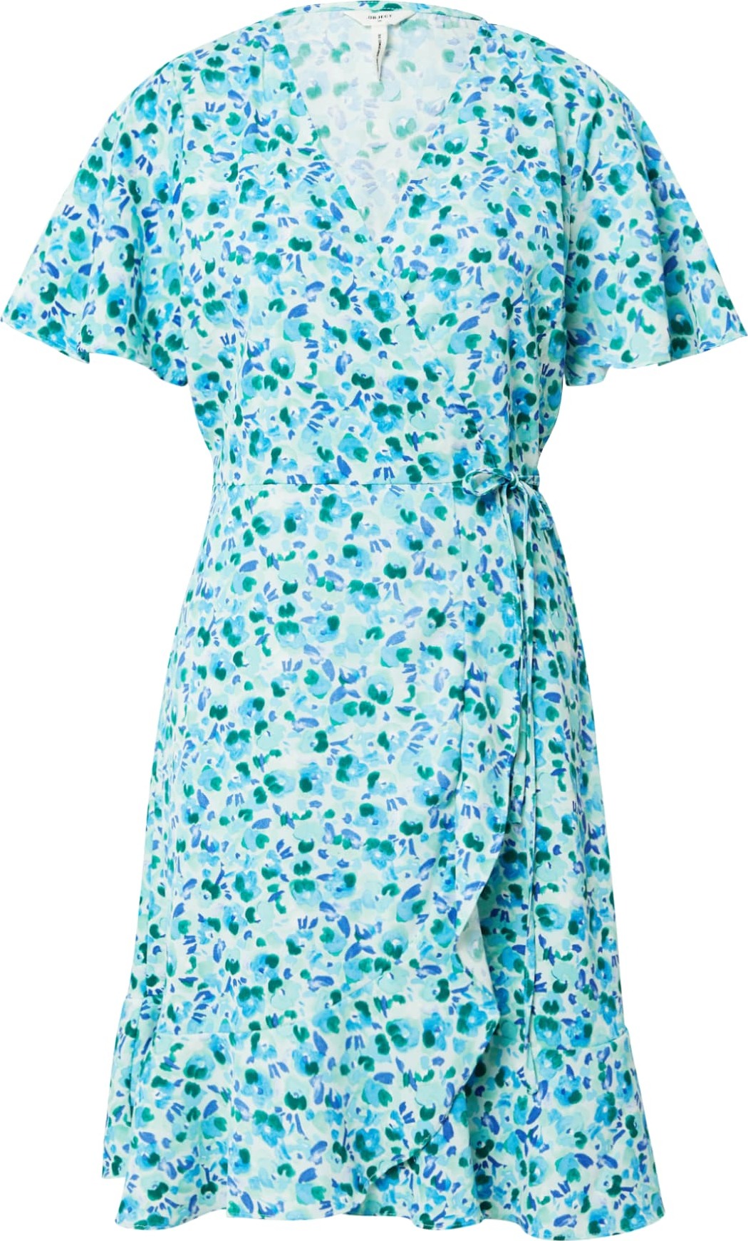 OBJECT Košilové šaty 'Papaya' modrá / bílá / mátová