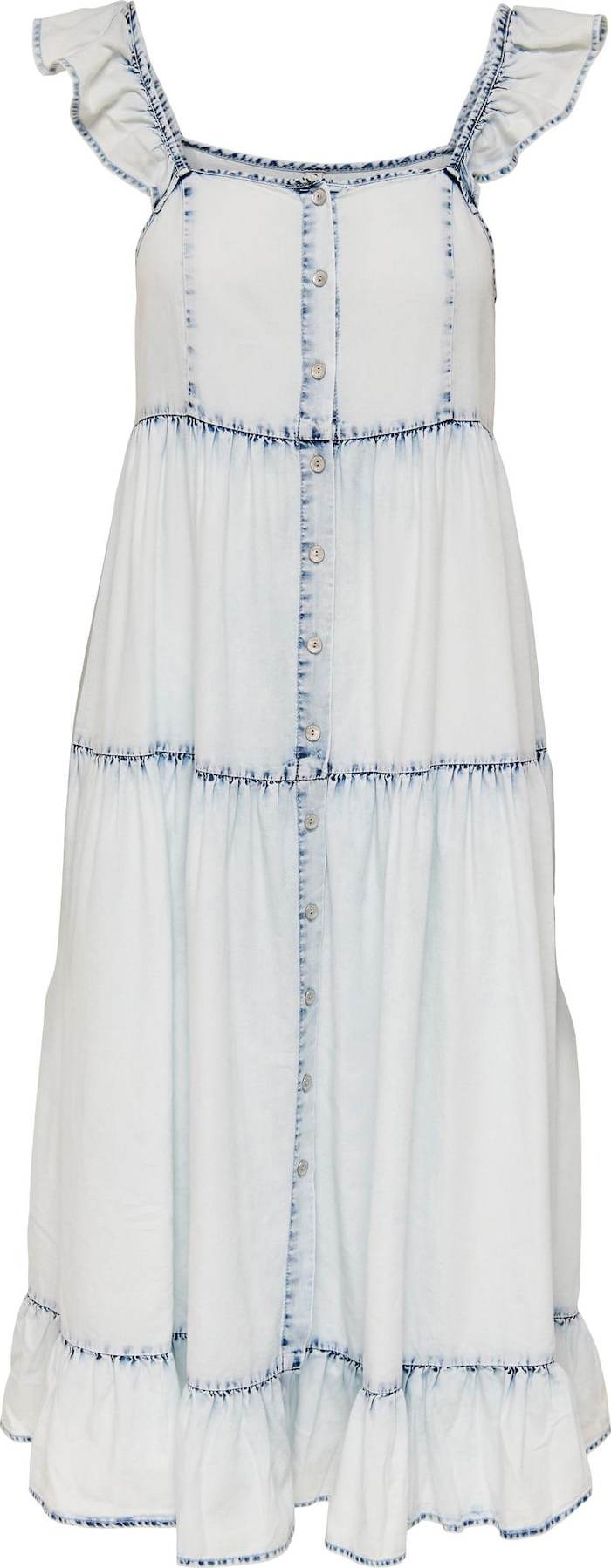 ONLY Letní šaty 'BEA' modrá džínovina