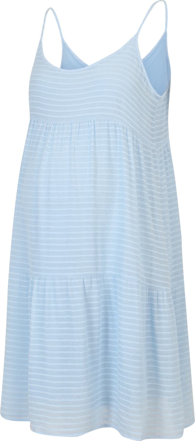 Only Maternity Letní šaty 'London' světlemodrá / tyrkysová