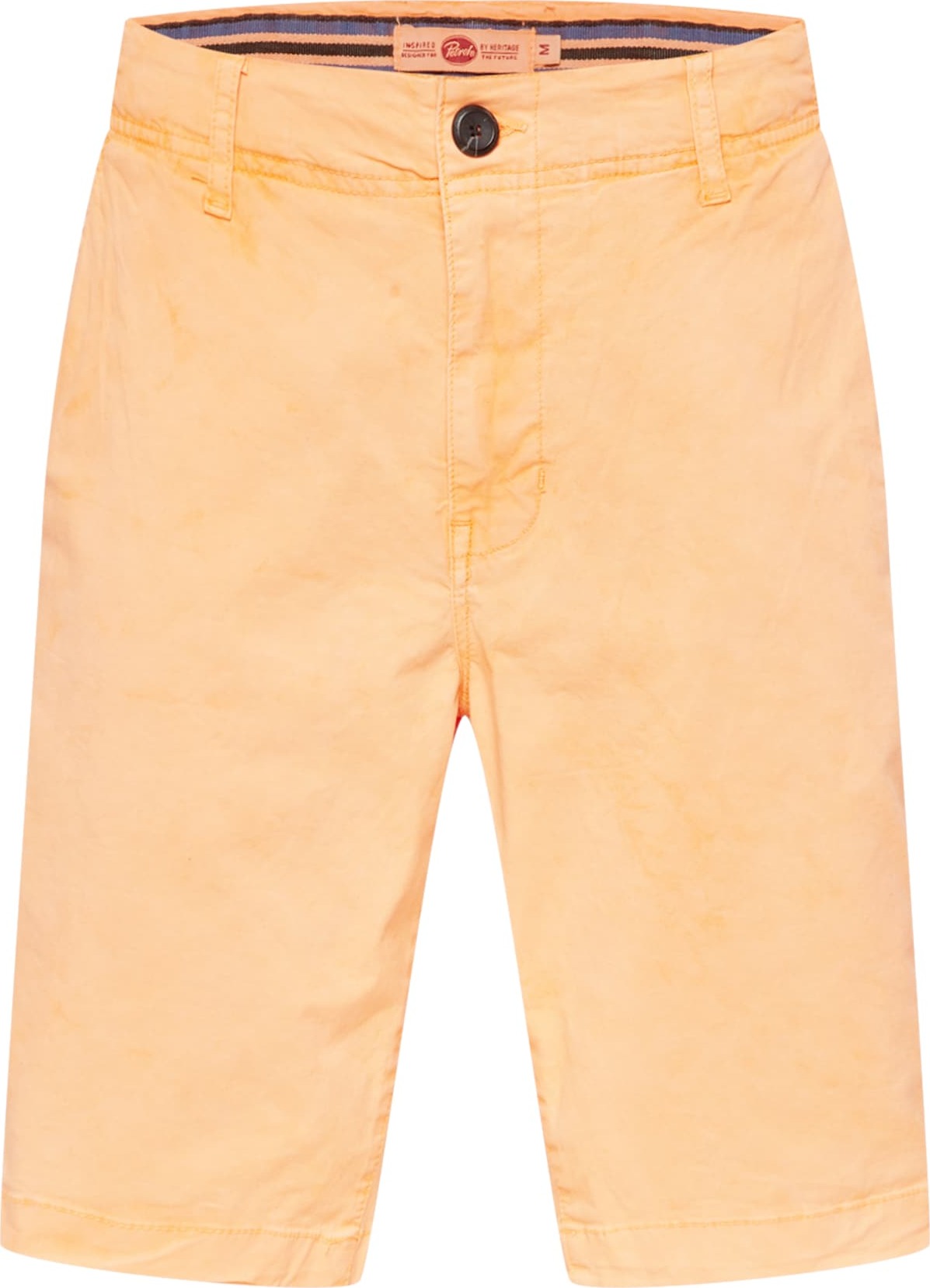 Petrol Industries Chino kalhoty pastelově oranžová